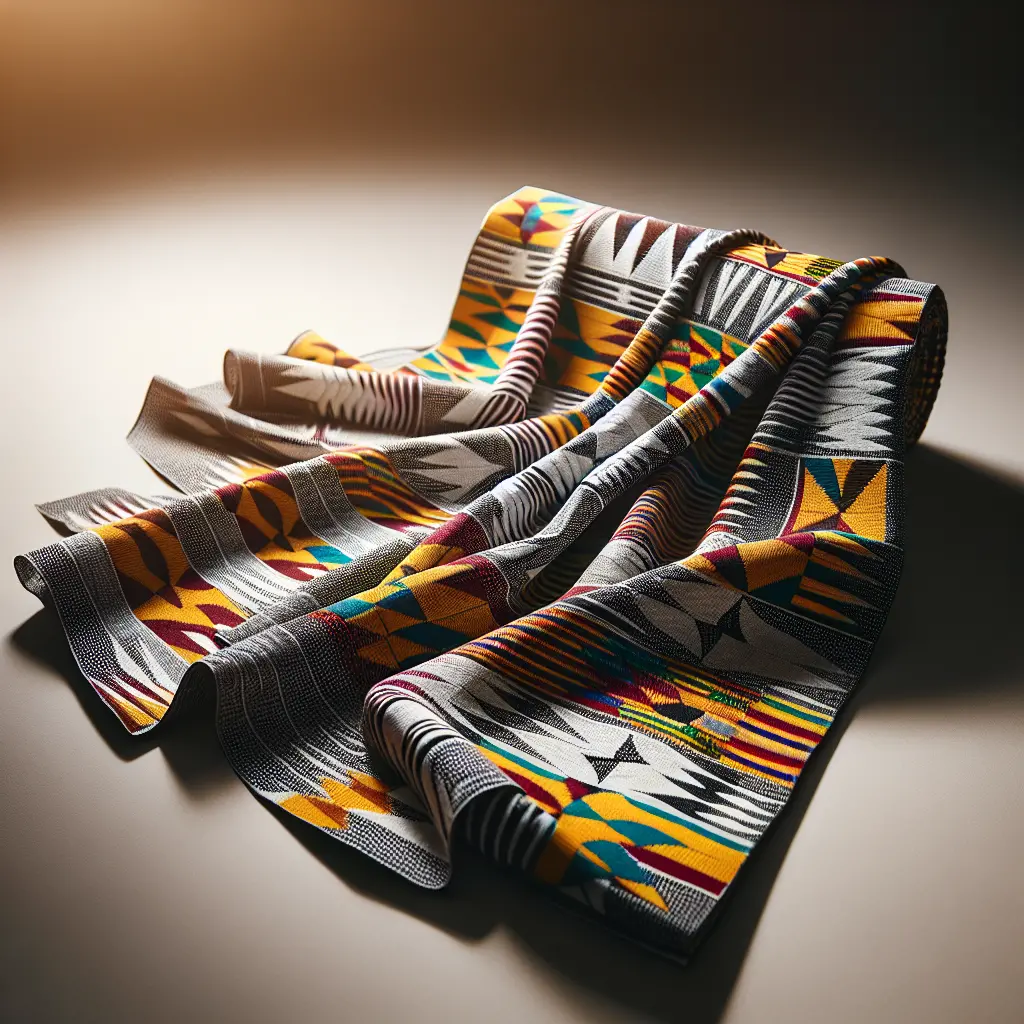 Authentic Kente Cloth - Handwoven