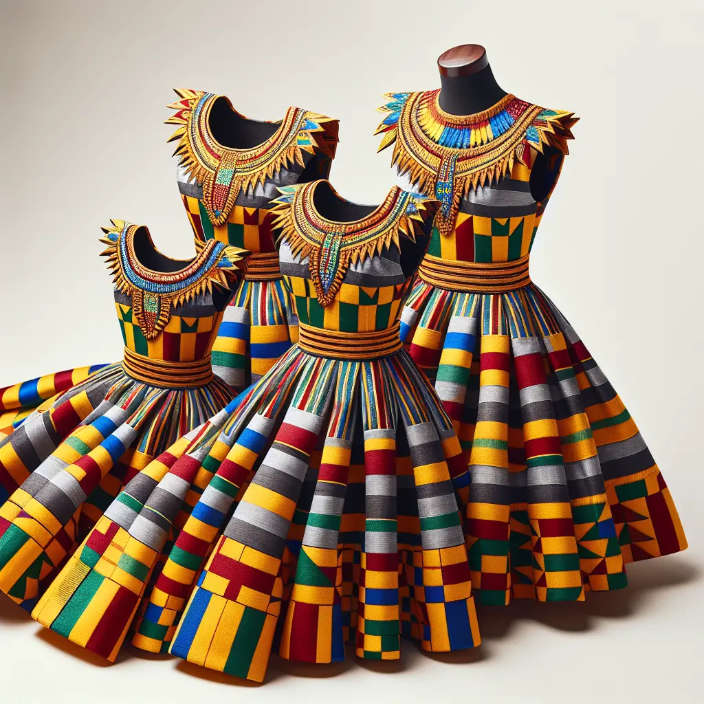 Handmade Kente Dresses - Ghana