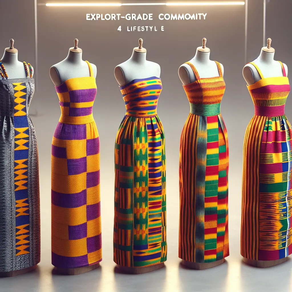 Handmade Kente Dresses - Ghana